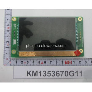 Placa de exposição KONE STNLCD LCI LCD KM1353670G11